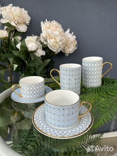 Сервиз чайный чайная пара фарфор