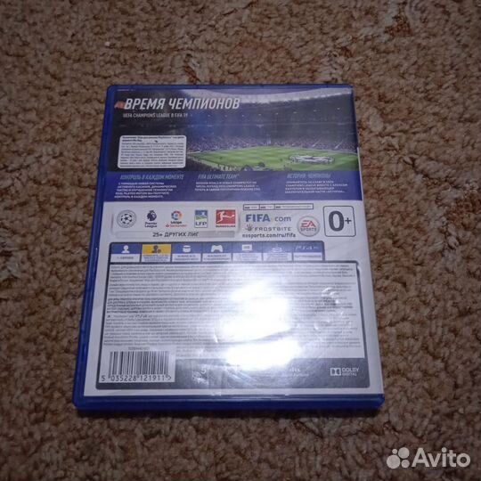 Диски на ps4 FIFA 19