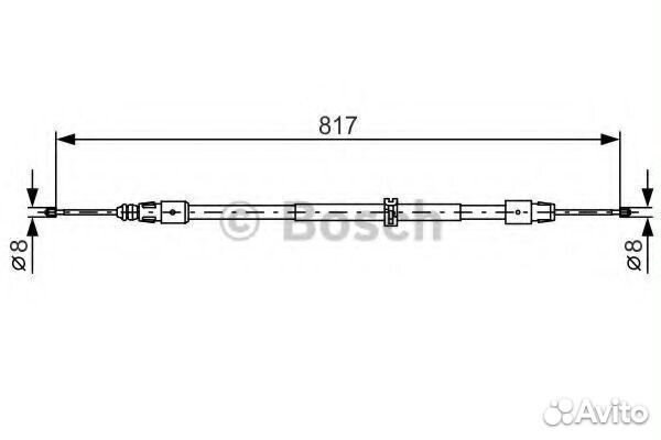 Трос 1987482024 bosch