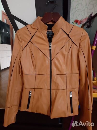 Куртка кожаная женская 42-44р