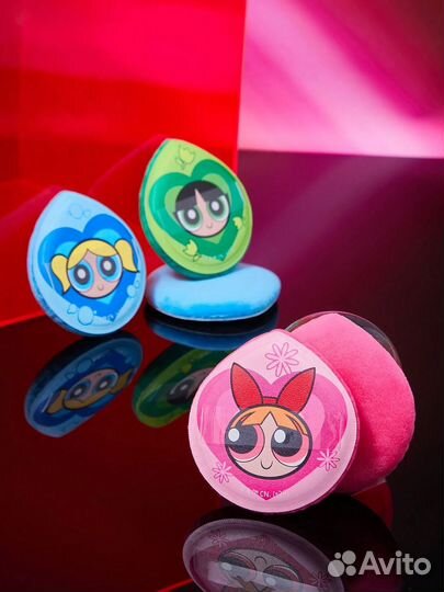 Набор Макияжных подушечек THE powerpuff girls