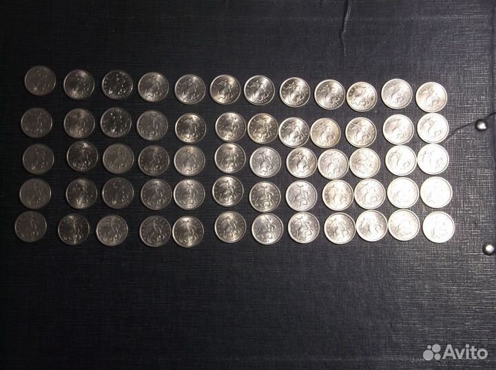 1 копейка,5 и 10 копеек комплект погодовка спмд