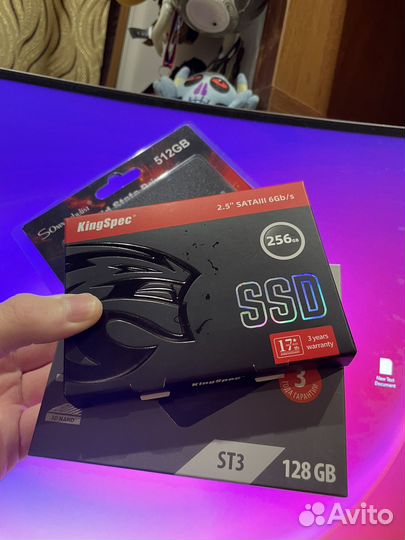 SSD 128/512gb с windows 10pro