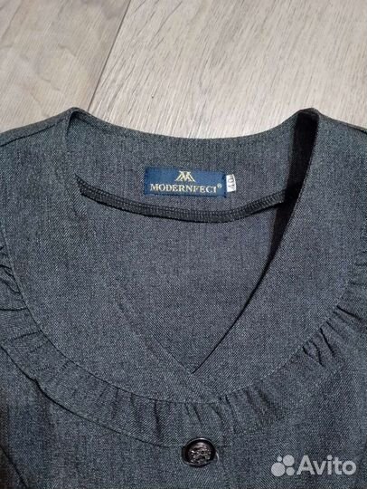 Школьная форма для девочки серая 140