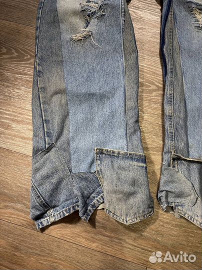 Designer flared jeans (Balenciaga Archive Opium)