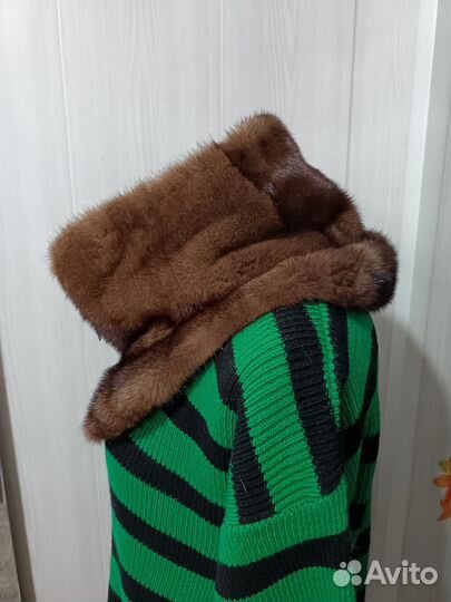 Стола воротник норковый