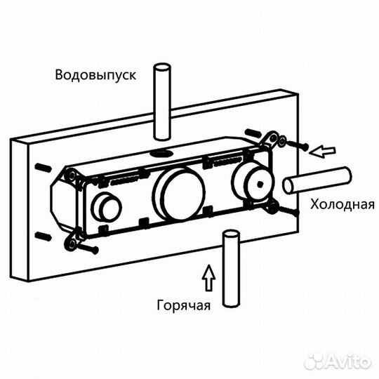 Душевая система Vincea vsfw-422T1CH хром