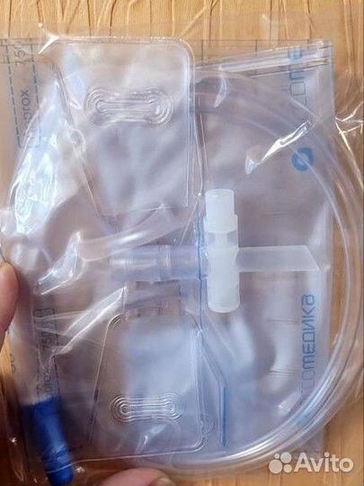 Мочеприемник ножной,750 (трубка 90), ремешки