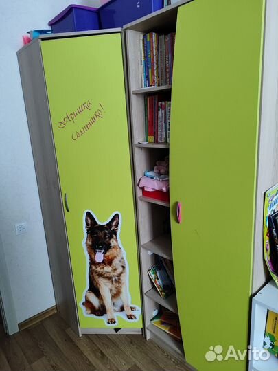 Шкаф стеллаж пенал детская мебель
