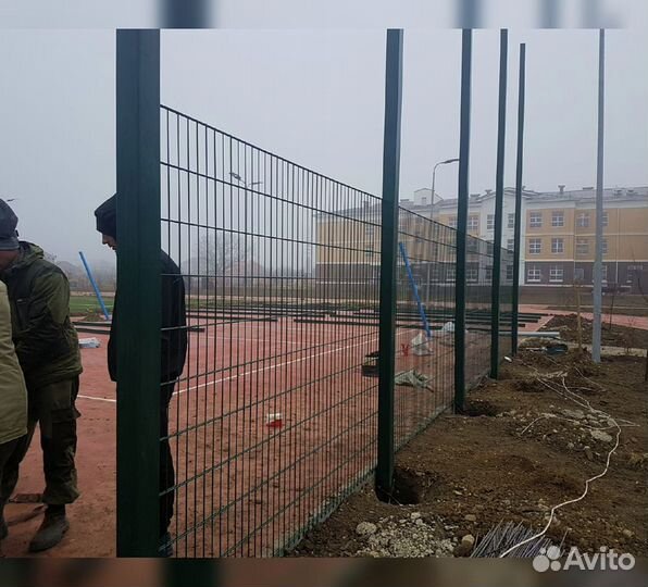 Забор из 3д сетки