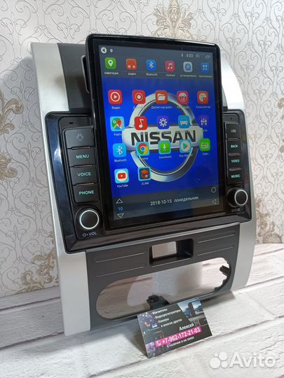 Магнитола Nissan X trail t31 android Tesla