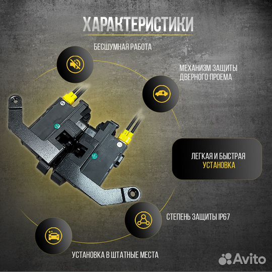 Доводчики дверей Xpeng P7 2020-2024