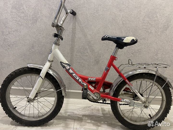 Детский велосипед 16 atom fox