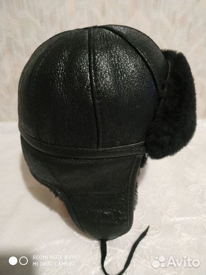Шапка меховая детская с ушами натуральный мех