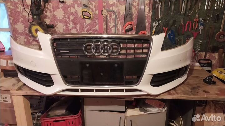 Передний бампер ауди а4