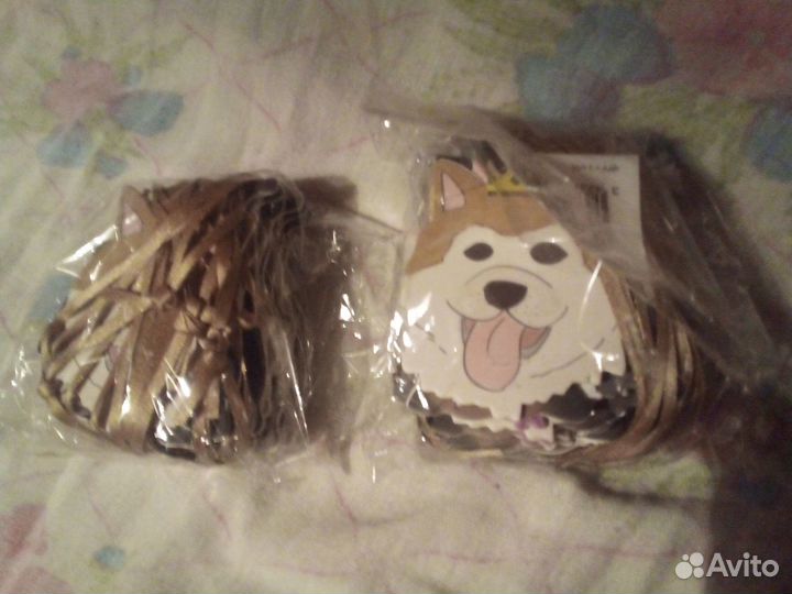 Медальоны-собачка.на-шнурке. Тв.-картон