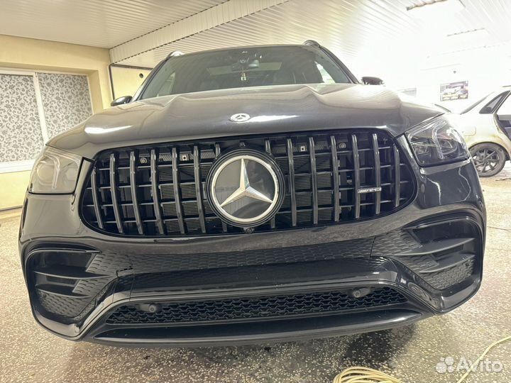 Передний бампер 63 amg Gle 167