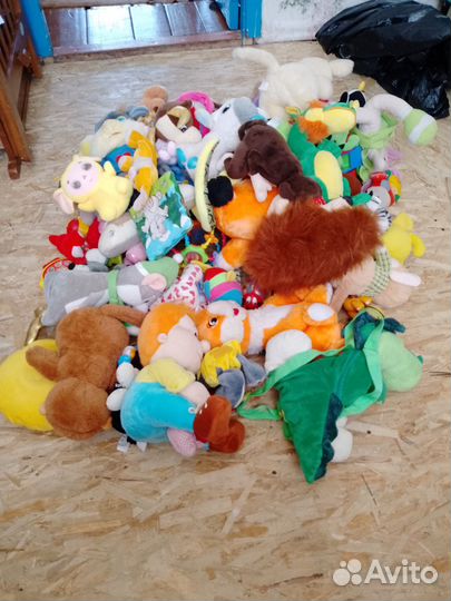 Мягкие игрушки мешком