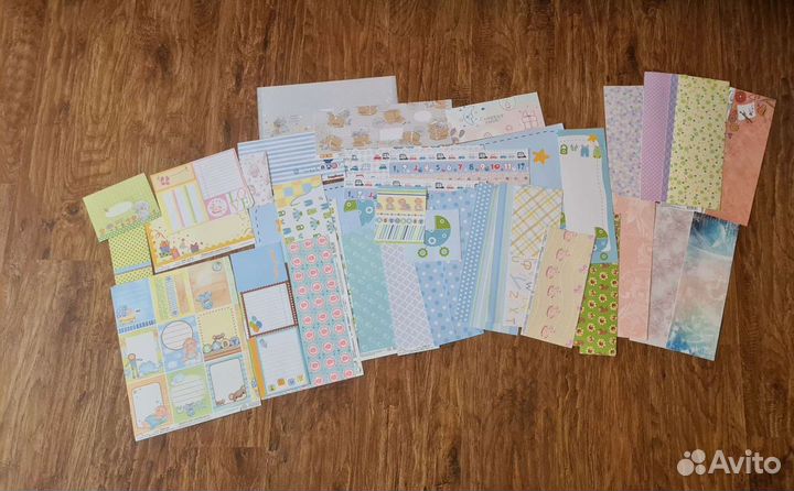 Бумага и декор. элементы для скрапбукинга