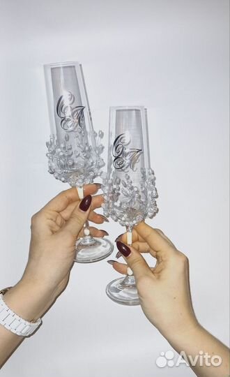 Бокалы свадебные