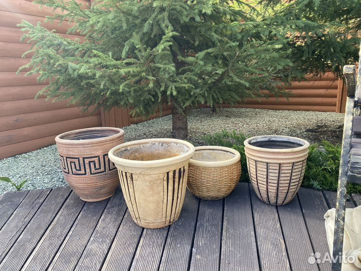 Цветочные горшки бу