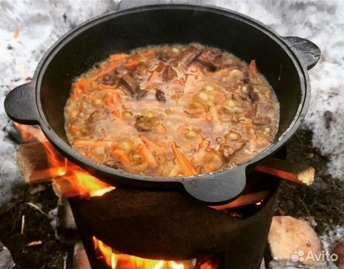 Казан узбекский чугунный