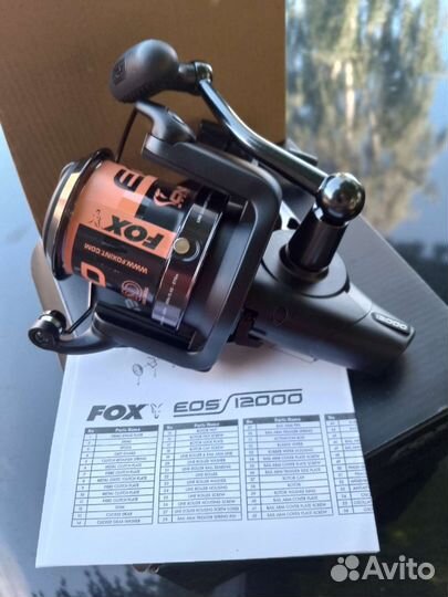 Карповые катушки fox eos 12000