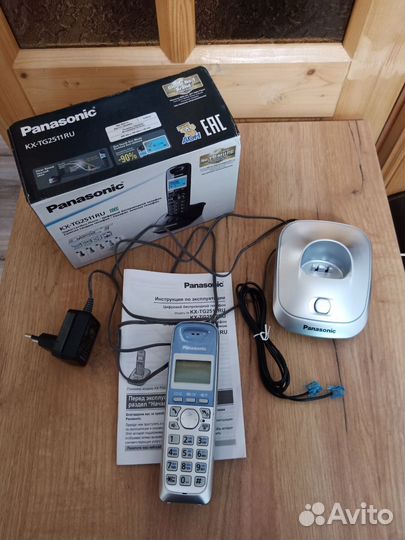 Беспроводной домашний телефон panasonic