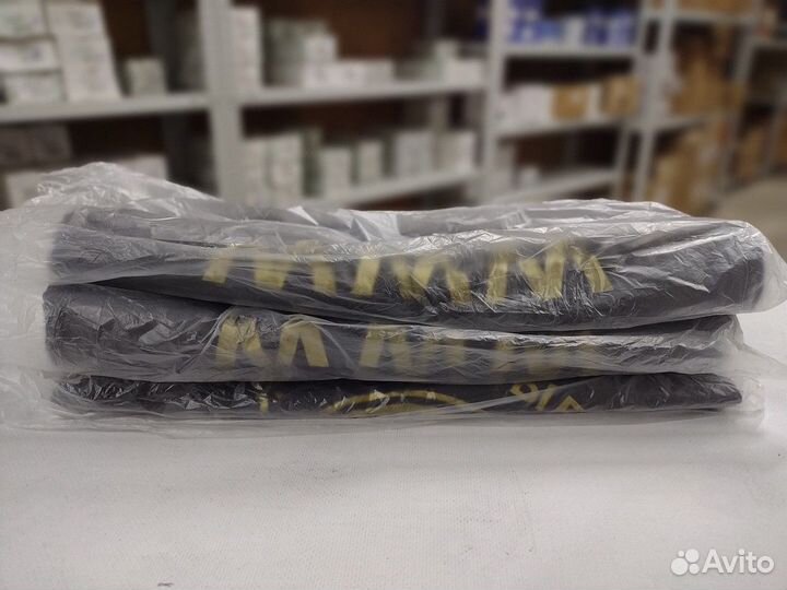 Пакет майка 50кг черный 42+20х64 см 27мк уп.50шт