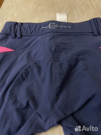 Бриджи для верховой езды с силиконовой леей