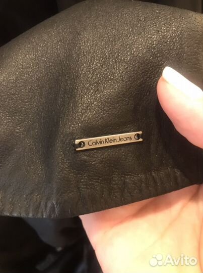 Пиджак кожанный (нат) Calvin Klein оригинал