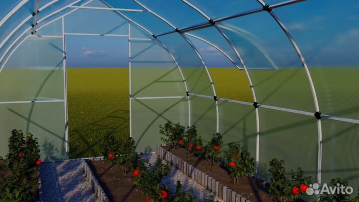 Теплица Капля 3х5 Усиленная