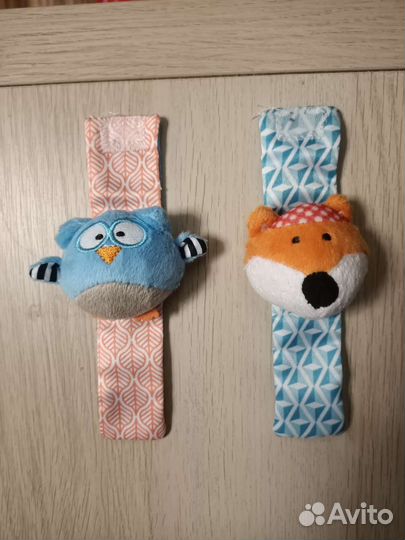 Погремушки на ручки и ножки малыша 0+