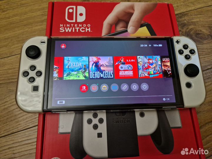 Nintendo switch oled прошитая чип