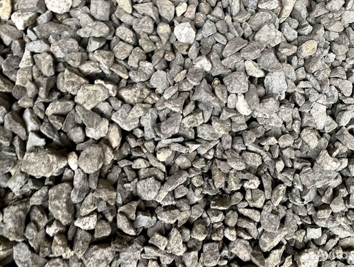 Щебень, Песок