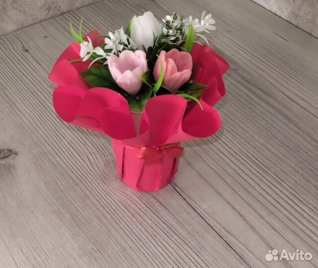 Мыло ручной работы букеты