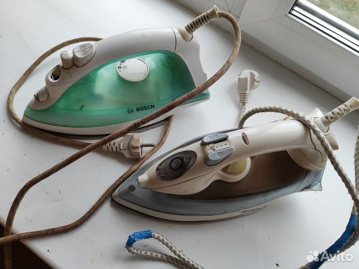 Утюг bosch рабочий и raceta на запчасти