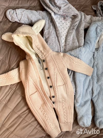 Комбинезоны 68 74 80 на мальчика девочку