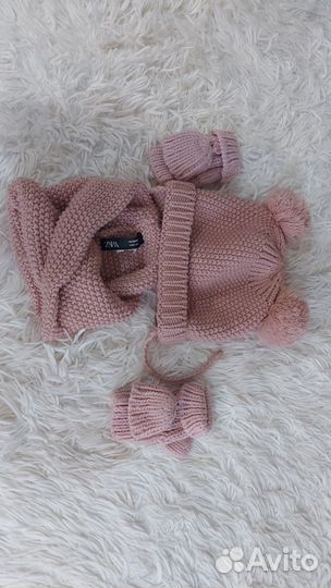 Комплект шапка, шарф