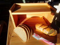 Хлебница деревянная новая