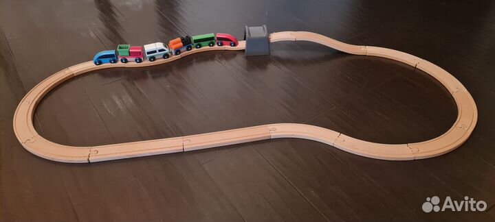Деревянная железная дорога IKEA brio