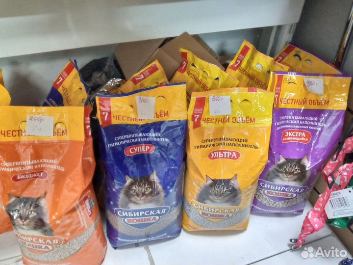 Наполнители для кошек