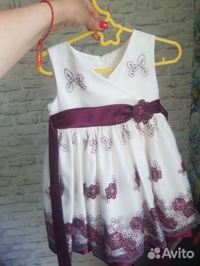 Платье для девочки праздничное 86 92
