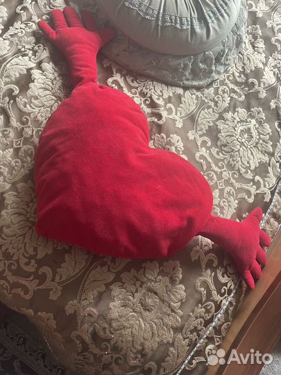 Подушка обнимашка сердце Икея