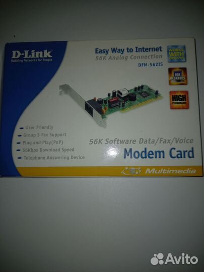 D Link modem card новый