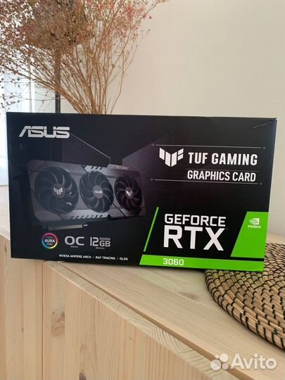 Видеокарта asus Geforce RTX 3060 TUF 12GB