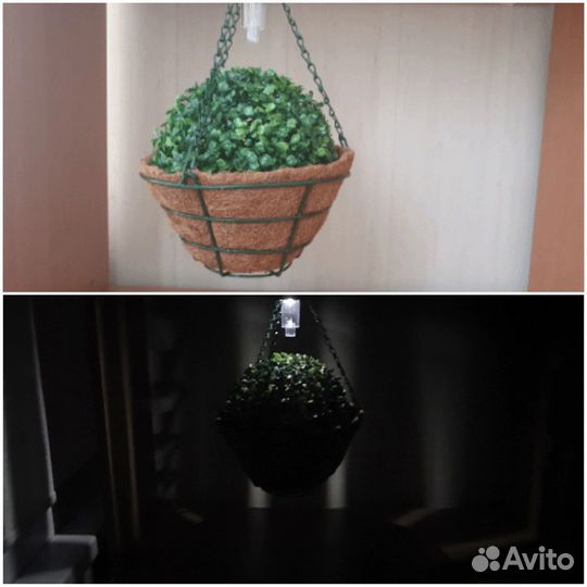 Подвесное кашпо с подсветкой