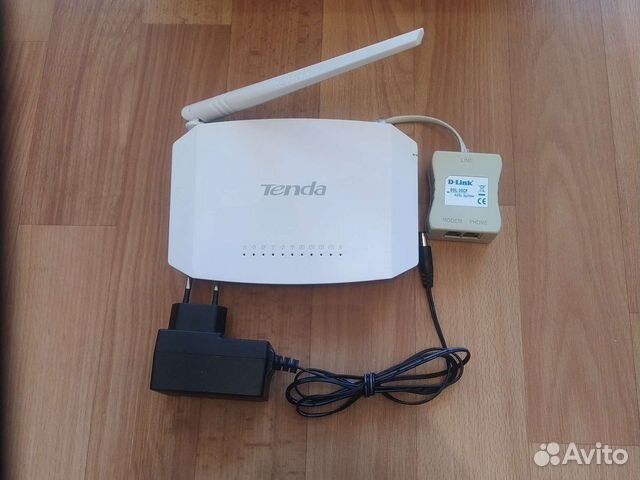 Wifi/adsl2+ роутер Tenda D151