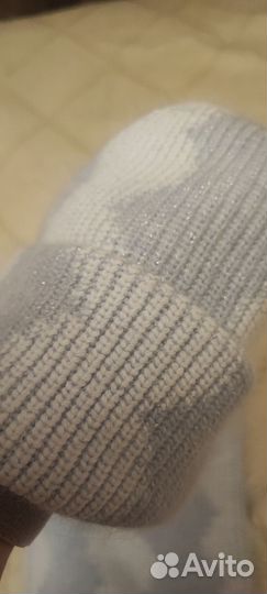 Зимняя шапка и снуд шарф женский