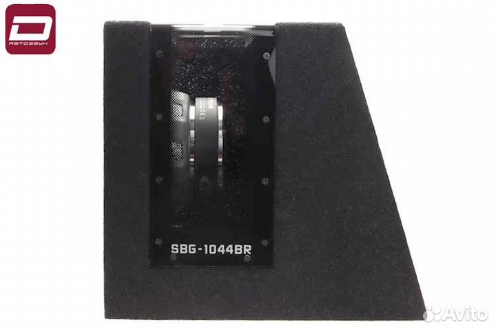 Alpine SBG-1044BR сабвуфер 25см в корпусе с фазои